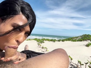 Hot Brunette Girlfriend POV Blowjob