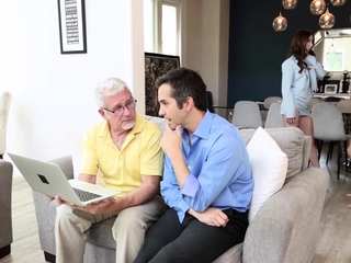 Liz Jordan and Charly Summer time letting their daddies fuck them