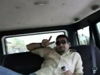 Scored slut provides a guy in the vehicle her dirty mouth