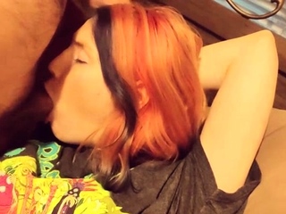 Tiny tiny teen and her throat destroyed