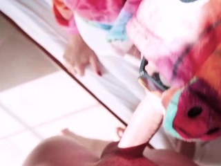 Unicorn costume anal sex