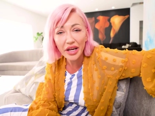 Adira Allure assist Allen Swift jerking his cock