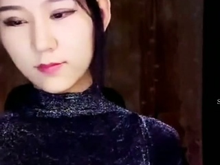 Attractive teen ebony solo toy masturbation