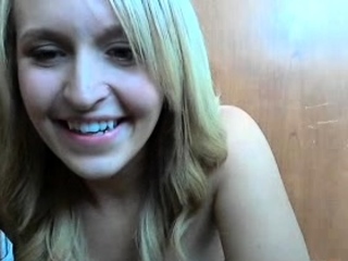 Busty blonde mature solo masturbation for webcam