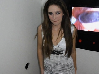 Freckle Brunette Teen Bukkake