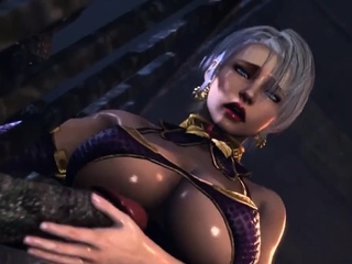 Hot 3D redhead licking a pussy even though having fucked