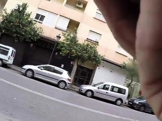 Mexicana blowjob with her huge boobs