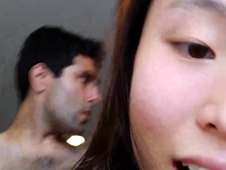 Tiny Tit Teen Cums On Cam