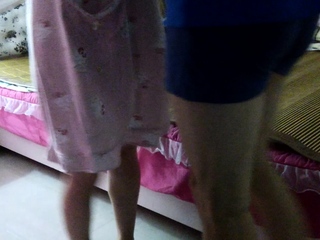 wife is spanked bare bottom for getting also horny