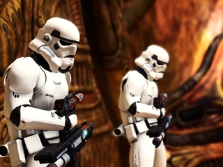 Alien fucks difficult a attractive blonde in her ass in the fire cave