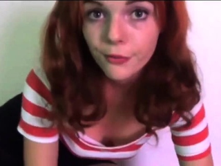 Amateur redhead Russian teen