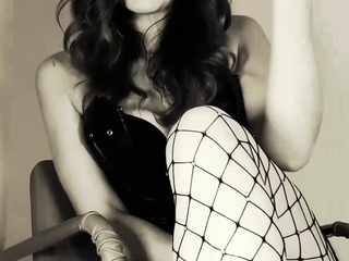 Amateur striptease and Solo masturbation