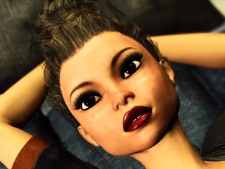 Cyber hunter fucks difficult a attractive brunette in the sci-fi prison