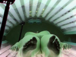 Significant Tits Teen in Solarium