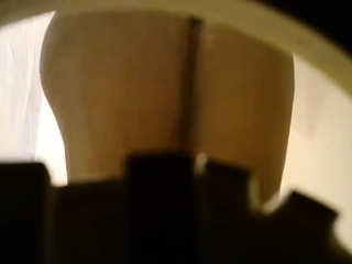 Spying on ebony niece with significant ass in shower