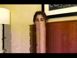 Amateur blondie solo anal masturbation