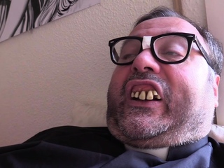 Fat MILF in a kinky POV blowjob action