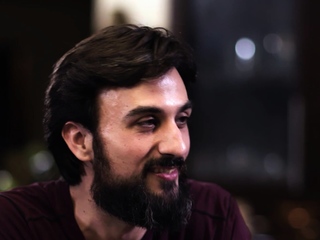 Guy ready particular dinner for couple