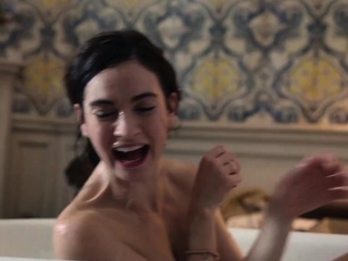 Lily James and Emily Beecham in attractive scenes