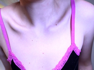 Modest tit girl loves to masturbate