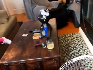 Petite stepdaughter gets POV banged