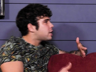 Two gay good friends fuck their straight buddy