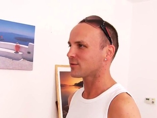 Femdom babes in 3some guy pegging