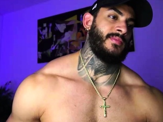 Hardcore cumshot of a gay