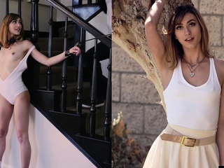 InnocentHigh brunette teen Olivia Wilder hardcore fucking