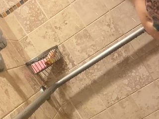 Spy Camera Watches Massive Tit Amateur Milf In The Shower