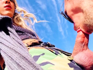 Amateur shemale tranny facialized immediately after a blowjob