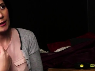 CFNM BJ and HJ MILF in stockings blows and wanks BFs cock