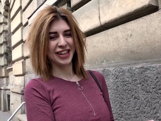 GERMAN SCOUT – Ginger Teen Mia Speak to Fuck at Casting