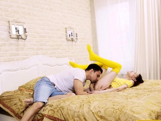 Stud promises stepsister all his money if they have sex