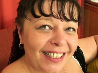 Two buddy fuck mature fatty from each sides