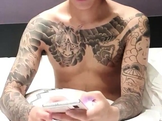 Amateur Asian teen sucks this major challenging cock