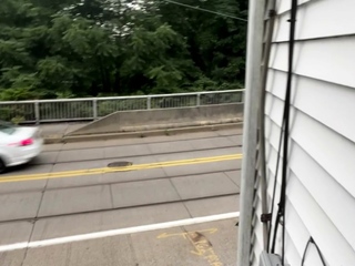 Amateur BJ and fuck outdoors