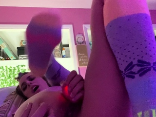 Attractive czech milf tnyna black hot solo toying action