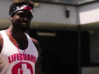 BBC gay studs fuck white bottom in ass in threesome fuck