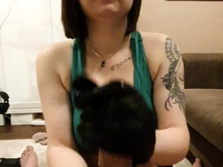 Blonde amateur milf does anal pov