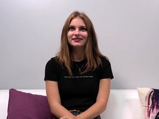 Cute teen blowjob and tough doggystyle fuck