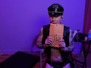 Femdom MILF provides masturbates with panty sub on webcam