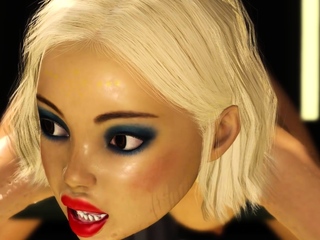 Green alien fucks difficult a attractive cuffed girl in the sci-fi lab