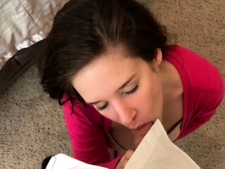 Hardcore Deep throat Facial Blowjob Brunette HD Motion pictures