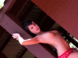 Hot Brunette Excellent tits