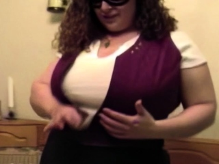 Leann amateur lovely brunette with massive boobs