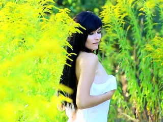 Lovely brunette in attractive solo fingering masturbation 1 wmv