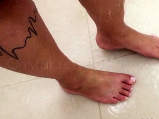 Mix of Foot Fetish clips from Amateur Trampling