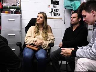 Safety guard fucks milf Kenzie Adore to clean their name