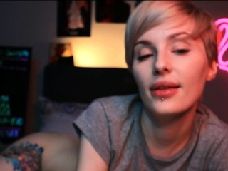 Stacked brunette goes solo toys and masturbation